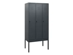 locker,HxBxD 1950x900x500mm,3vak,vak B 300mm,draaigrendel