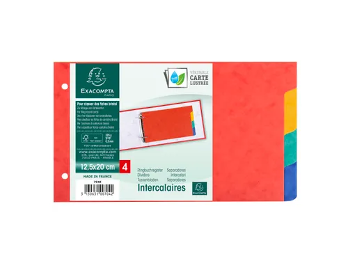 Tabblad recycl.karto n 225g 125x200 4tabs