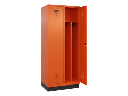 locker voor scheiding van kleding,HxBxD 1950x800x500mm,2vak