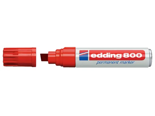 Viltstift edding 800 schuin rood 4-12mm