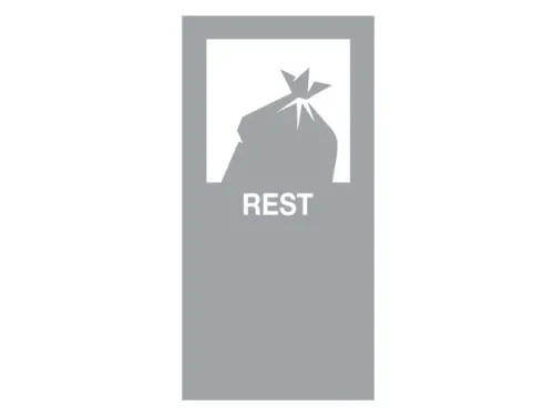 Magneetsticker Rest BE