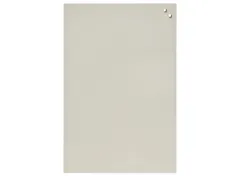 Tableau magnétique en verre Naga 40 x 60 cm Gris chaud