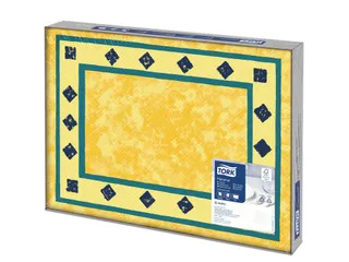 Tork 474629 Placemat Palazzo Blue Advanced 1-laags 42x30cm 2500st/doos - 3