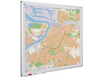 Landkaart Bord 110x110cm Softline Profiel 8mm Antwerpen