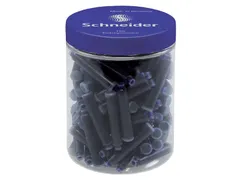 Inktpatroon Schneider Blauw pot 100stuks