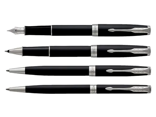 Balpen Parker Sonnet Matte black lacquer CT Medium