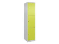 lockerkast,HxBxD 1850x400x500mm,1x3vakken,vak B 400mm,cil.-slot