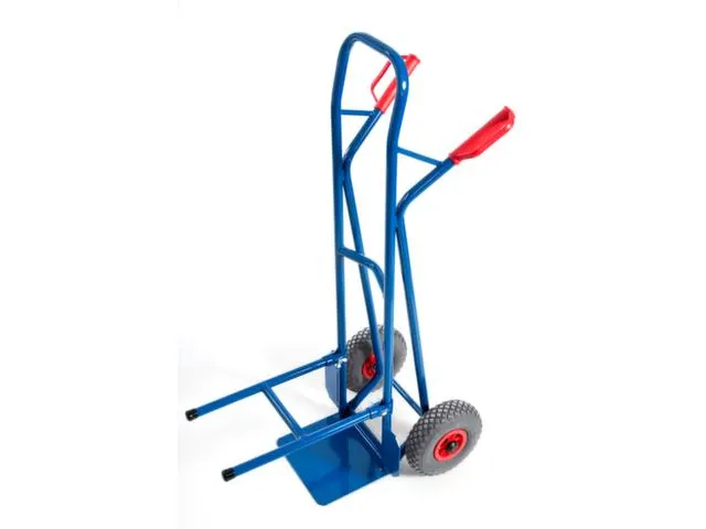 Stoelensteekwagen Luchtbanden 250kg 1300x530mm Steekpl. 300x225mm