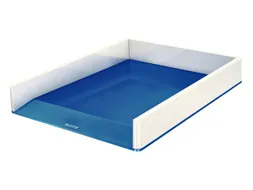 Brievenbak Leitz WOW wit/blauw C4 A4+