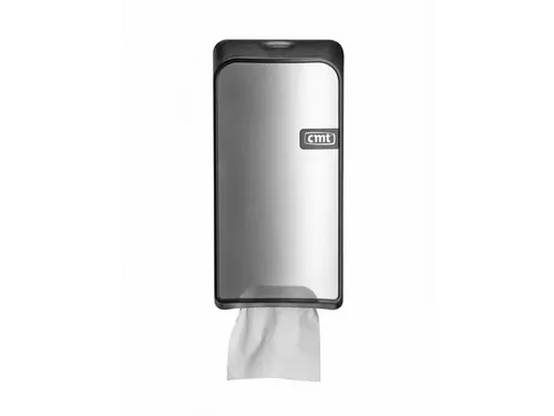 CMT Quartz Toiletpapierdispenser Bulkpack Zilver