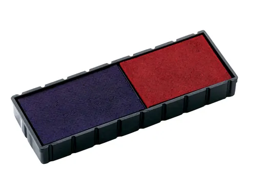 Stempelkussen Colop E/12/2 blauw en rood