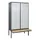 locker voor scheiding van kleding,HxBxD 2120x1200x815mm,4vak