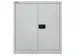 Armoire portes battantes 1000x914x400mm 1 tablette acier gris clair