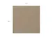 Akoestisch wandpaneel vierkant 100x100cm PET-vilt Zand