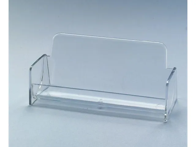 Visitekaartbak Sigel VA120 voor 50 kaarten 94x85mm hard plastic helder