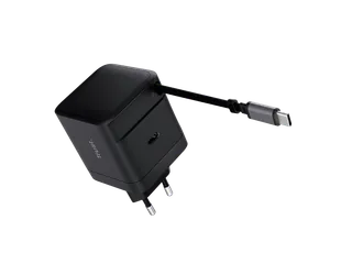 Trust Maxo Intrekbare USB-C-PD-oplader van 65W Zwart - 3