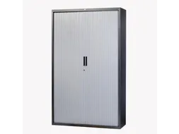 Claudius Plus roldeurkast 145x120x45cm aluminium (Ral9006)