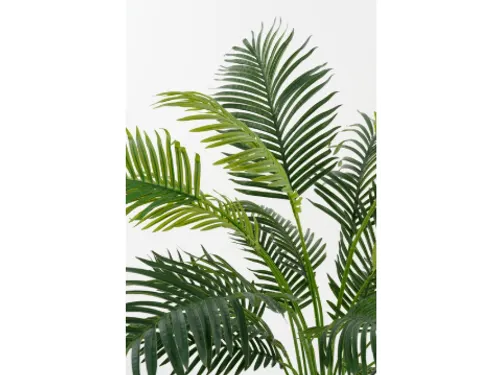 Kunstplant Mica Areca palm in pot groen 120x140cm