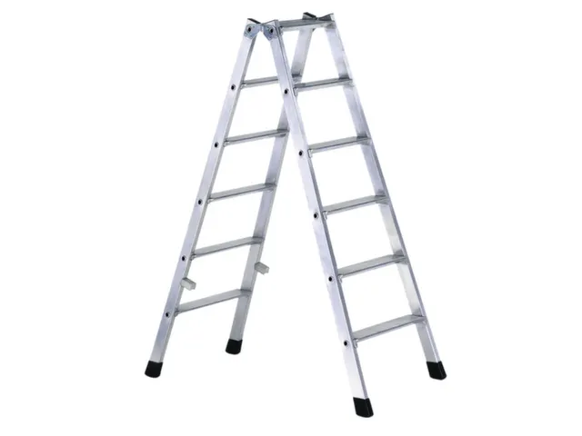 Boktrap Aluminium L 1 37M 2X6Treden Dubbelzijdig