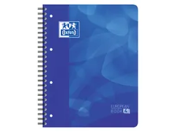 Projectboek Oxford Scribzee A4+ 4r Lijn 120vel Blauw