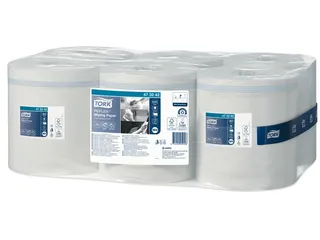 Poetspapier Tork M4 Reflex Advanced 1-laags 857 vel wit 473242 - 1