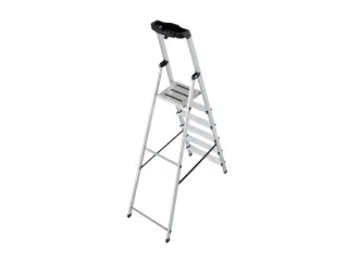 Lichte Universele Ladders Aluminium Kunststof 6treden H 1 27m - 2