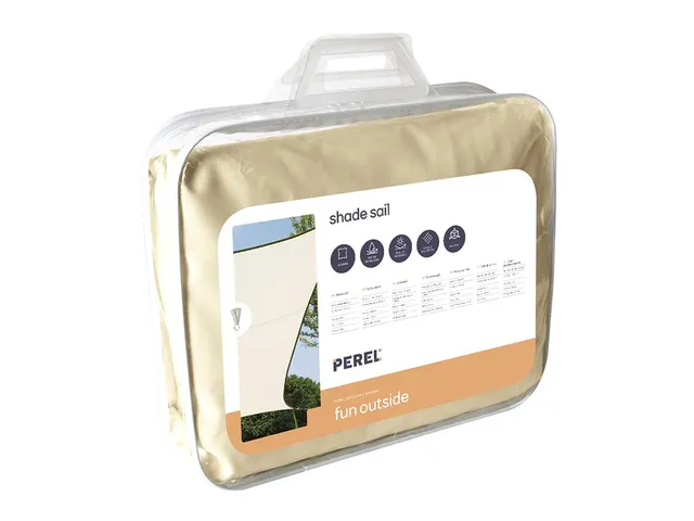 Zonnezeil Vierkant 3.6x3.6m Crème