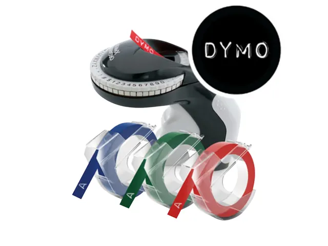 Labeltape Dymo rol 9mmx3M glossy vinyl assorti S0847750