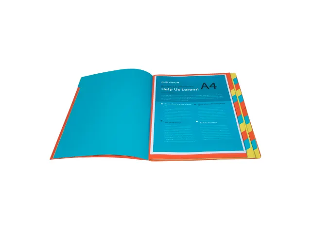 Sorteermap elastoslu iting 24 vak rood