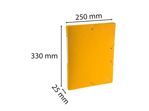Klasseerdoos Scotten rug 25mm A4 geel