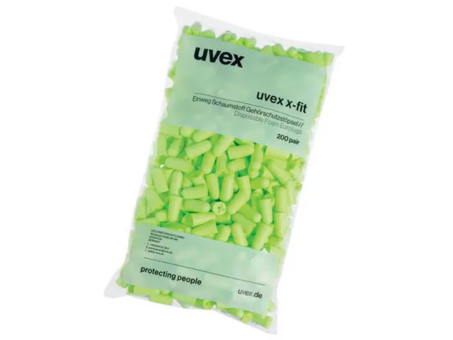Uvex X-FIT oordoppen, SNR 37 dB, pak van 200 paar