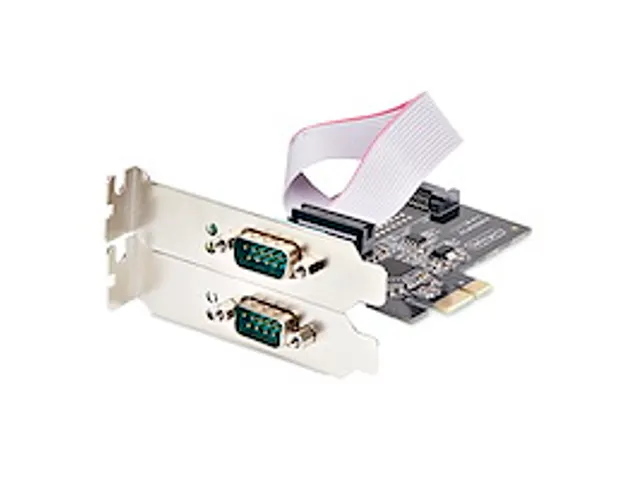2-Port PCIe Seriële Adapter Kaart RS232/422/485
