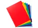 Tabbladen PP A4 voor showalb/ring 6 tabs