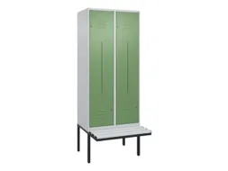 Z-garderobekast,HxBxD 2120x800x815mm,4vak,vak B 400mm,cil.-slot