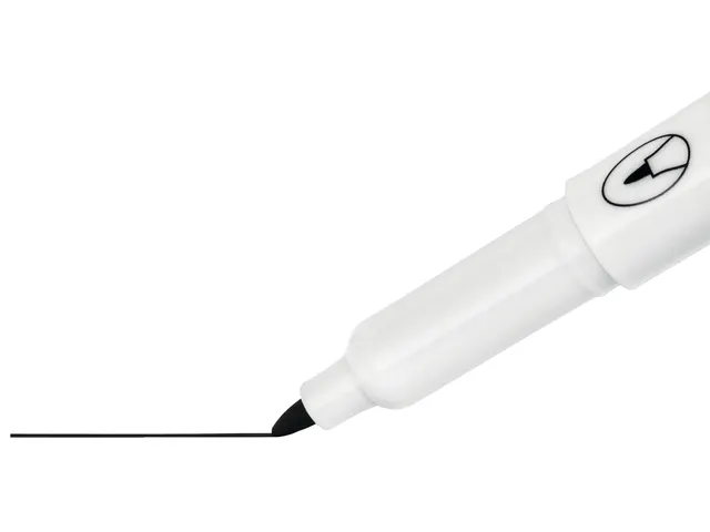 Marqueur tableau blanc Nobo Glide Fin 1mm Noir 4 pièces
