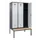 locker met bank,HxBxD 2120x1200x815mm,3vak,vak B 400mm,cilinderslot
