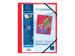 Elastomap 3klep PP Kreacover rood - 2