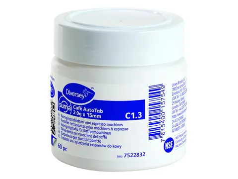 Suma Café AutoTab 2.0g x 15mm C1.3 2x60 Stuks Reinigingstabletten