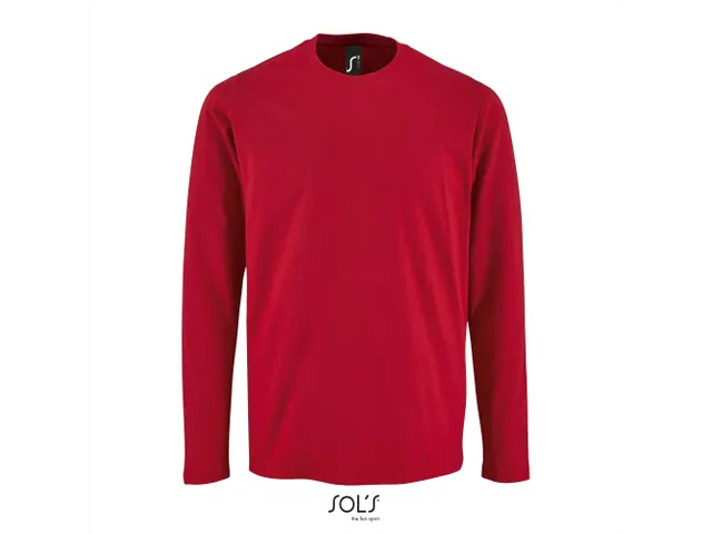 Sol's Imperial T-shirt met lange mouwen, rood, maat XL, per stuk