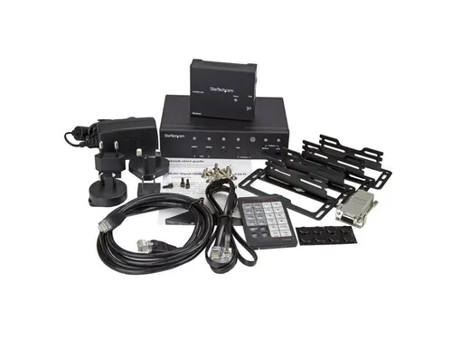 Multi-input Hdbaset Extender Met Switch Dp, Vga, Hdmi Over Cat5/cat6