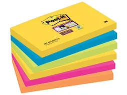 Memoblok Post-it 655-SSRO Super Sticky 76x127mm Rio Assorti