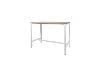 Domino Basic Statafel 160x80x110cm Robson Eiken Onderstel Wit - 1