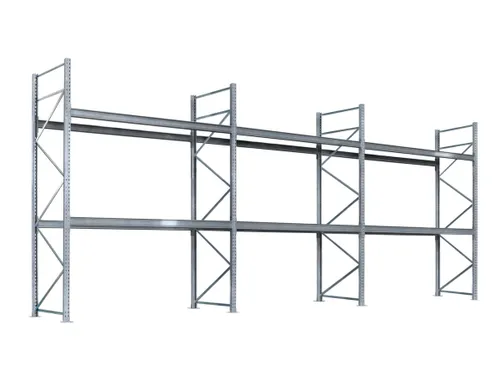 palletstelling,basis+2xaanbouw,HxBxD 6000x8590x1100mm,vakl. 1000kg