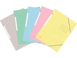 Top File+ elastomap voor A4 pastelkleuren