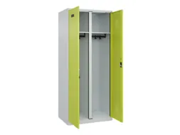 locker voor scheiding van kleding,HxBxD 1850x800x500mm,2vak