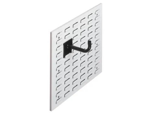 Gesleufde Plaat Staal Hxb 450x2000mm Liggend Ral 9010 Zuiverwit