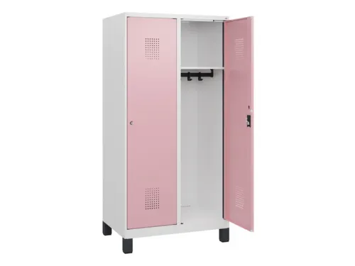 schoollocker,HxBxD 1630x800x500mm,2vak,vak B 400mm,cil.-slot,voeten