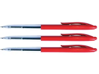 Balpen Quantore drukknop rood medium - 1