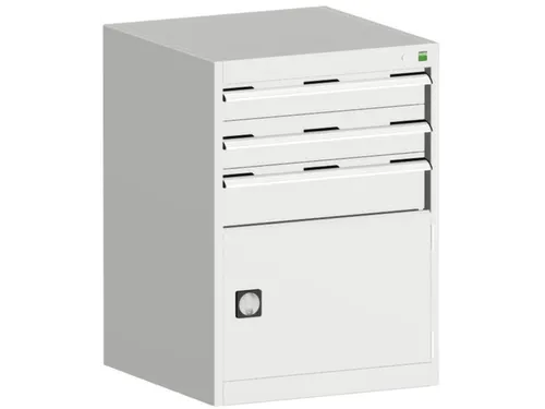ladekast HxBxD 900x650x525mm 3laden RAL7035