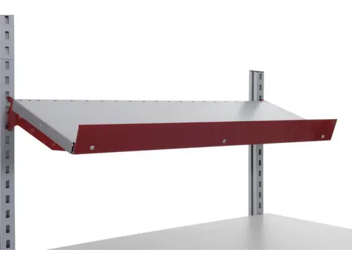aanslagrand,v. paktafel,aanbouw van voren,B 1000mm,staal,RAL3003